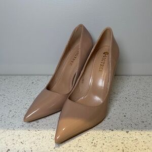 New Nude Pointed Toe Heels